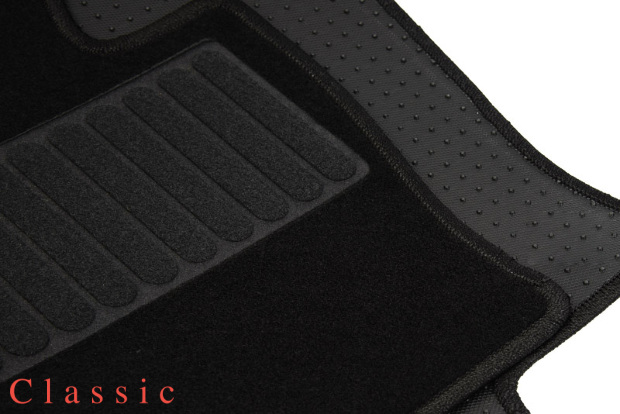 Коврики текстильные "Классик" для Volvo XC60 I (suv / DZ) 2013 - 2017, черные, 5шт.