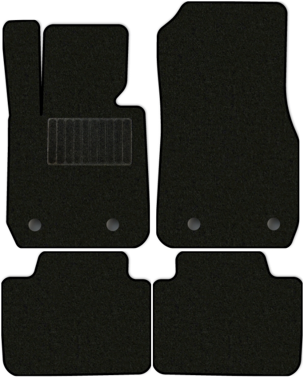 Коврики текстильные "Комфорт" для BMW 3-Series (седан / F30) 2011 - 2015, черные, 4шт.