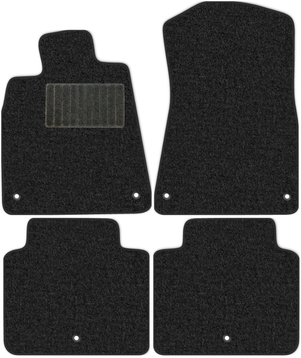 Коврики текстильные "Классик" для Lexus GS300 (седан / S190) 2005 - 2006, темно-серые, 4шт.