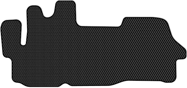 Коврики ЭВА "EVA ромб" для Fiat Ducato (грузовик / 290) 2014 - Н.В., черные, 1шт.