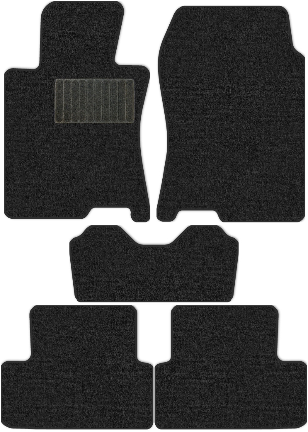 Коврики текстильные "Классик" для Honda Accord (седан / CU1, CU2) 2011 - 2013, темно-серые, 5шт.