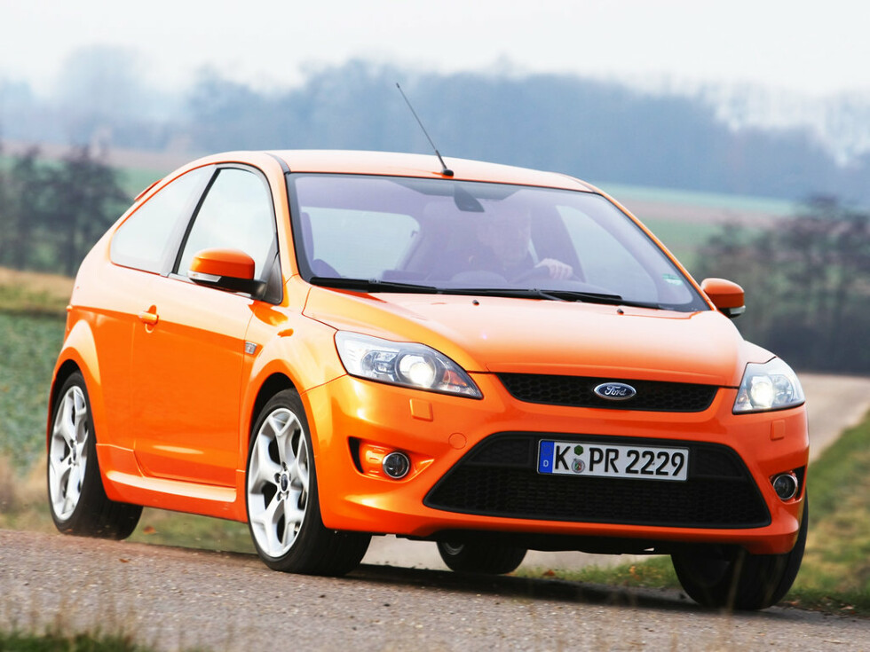 Коврики текстильные "Комфорт" для Ford Focus ST II (хэтчбек 5 дв / CB4) 2008 - 2010, черные, 5шт.