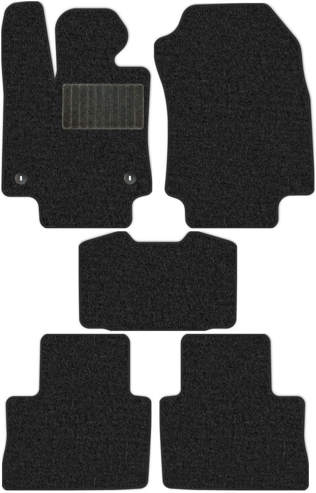 Коврики текстильные "Комфорт" для Toyota Rav4 V (suv / MXAA52/MXAA54 AT) 2018 - Н.В., темно-серые, 5шт.