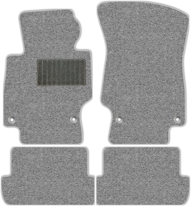 Коврики текстильные "Классик" для Audi TT RS (купе / 8J) 2009 - 2014, серые, 4шт.