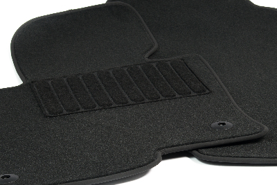 Коврики текстильные "Премиум+" для BMW 3-Series VI (седан / F30) 2011 - 2015, черные, 2шт.