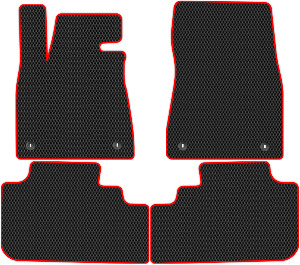 Коврики "EVA ромб" в салон Lexus RX450h IV (suv, гибрид / GYL25) 2019 - Н.В., черные 4шт.