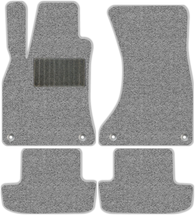 Коврики текстильные "Комфорт" для Audi A5 I (кабриолет / 8F7) 2007 - 2011, серые, 4шт.