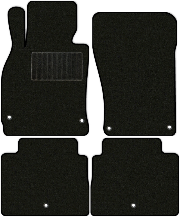 Коврики текстильные "Классик" для Infiniti М37 (седан / Y51) 2010 - 2014, черные, 4шт.
