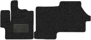 Коврики текстильные "Комфорт" для Fiat Ducato (грузовик) 2006 - 2014, темно-серые, 2шт.