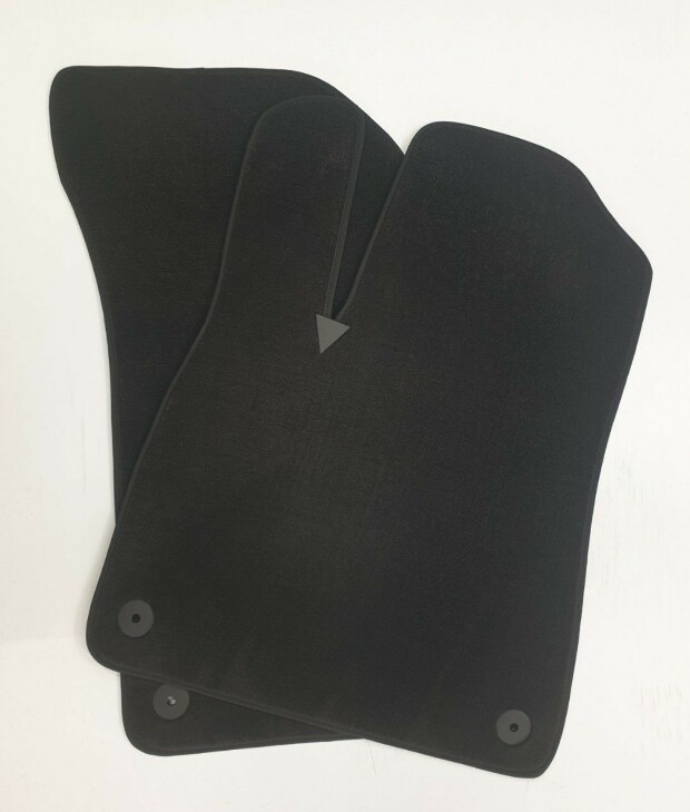 Коврики текстильные "Классик" для Audi Q7 II (suv / 4MB) 2015 - Н.В., черные, 2шт.