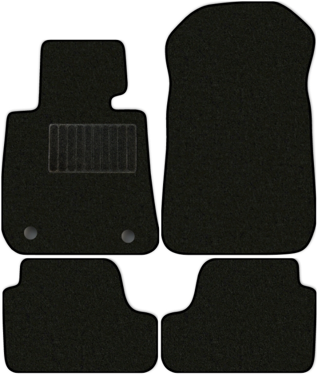 Коврики текстильные "Классик" для BMW 3-Series (кабриолет / E93) 2010 - 2014, черные, 4шт.