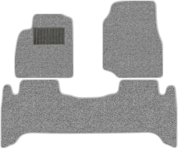 Коврики текстильные "Классик" для Toyota Land Cruiser (suv / 100) 2000 - 2003, серые, 3шт.