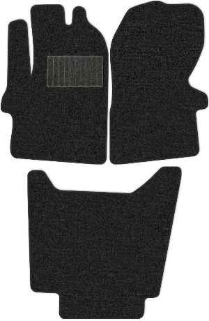 Коврики текстильные "Комфорт" для IVECO DAILY (грузовик) 2014 - Н.В., темно-серые, 3шт.