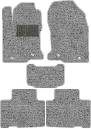 Коврики "Комфорт" в салон Lexus NX 300h (suv, гибрид / AYZ15) 2014 - 2021, серые 5шт.