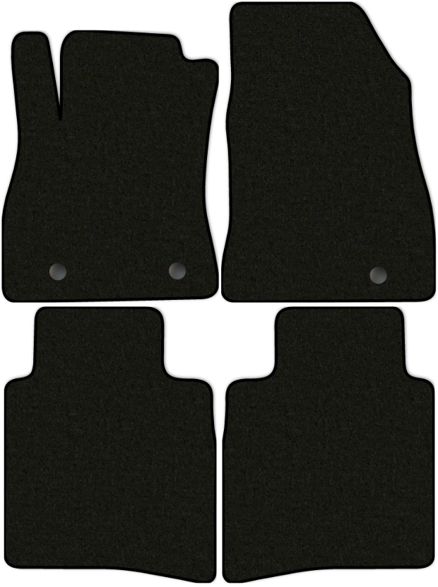 Коврики текстильные "Стандарт" для Nissan Sentra (седан / B17) 2014 - 2017, черные, 4шт.