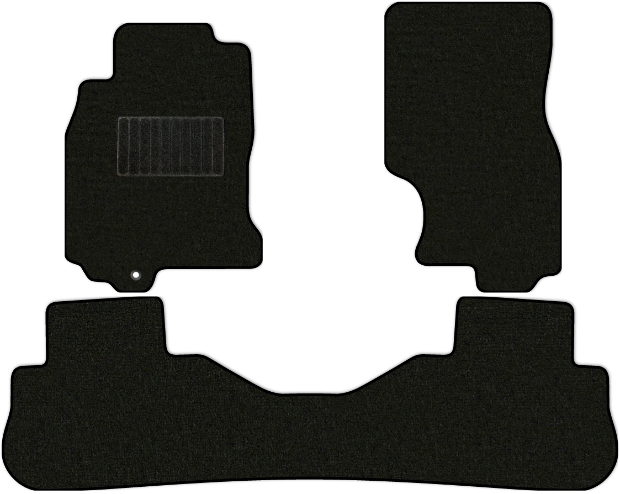 Коврики текстильные "Классик" для Infiniti Fx35 (suv) 2006 - 2008, черные, 3шт.