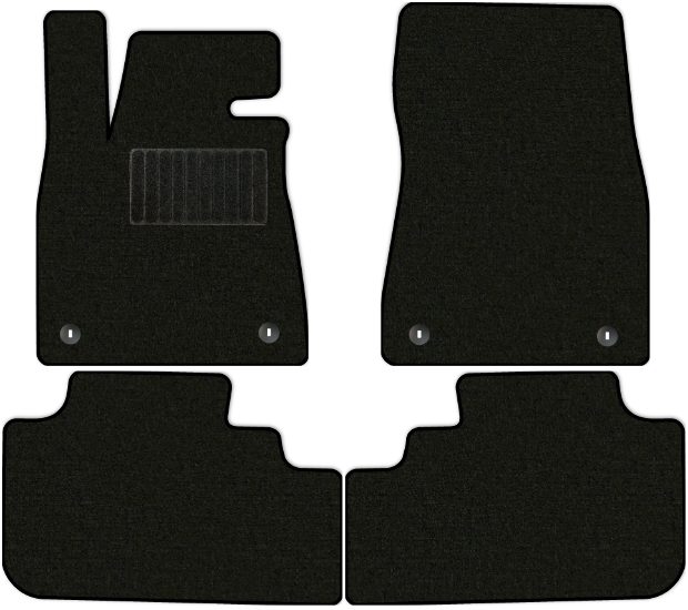 Коврики текстильные "Стандарт" для Lexus RX450h IV (suv, гибрид / GYL25) 2015 - 2019, черные, 4шт.