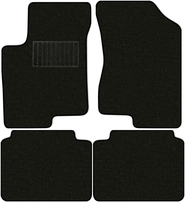 Коврики текстильные "Стандарт" для Hyundai NF (седан) 2004 - 2008, черные, 4шт.