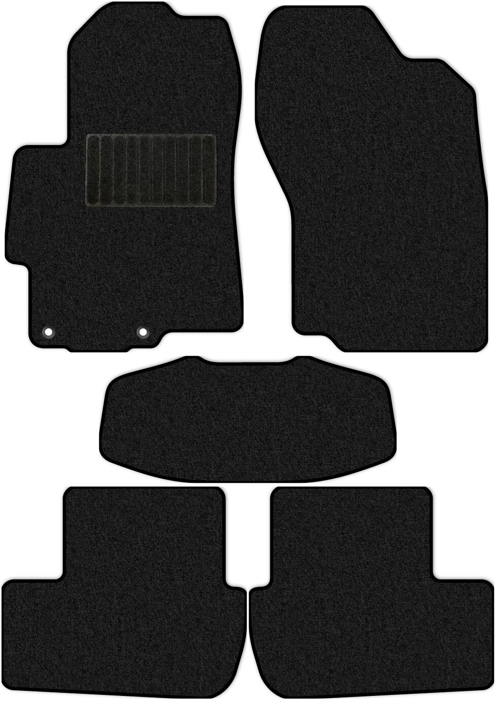 Коврики текстильные в салон Mitsubishi Lancer X (седан / CY2A, CY3A, CY4A) 2007 - 2011