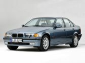 Коврики ЭВА "EVA ромб" для BMW 3-Series (седан / E36) 1990 - 1999, черные, 4шт.