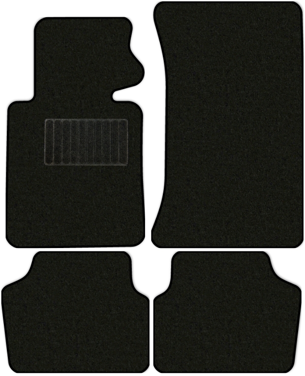 Коврики текстильные "Стандарт" для BMW 3-Series (седан / E46/4) 2001 - 2005, черные, 4шт.