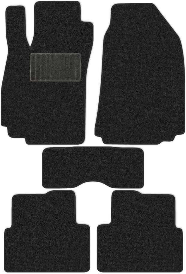 Коврики текстильные "Классик" для Chevrolet Cobalt (седан) 2013 - 2015, темно-серые, 5шт.