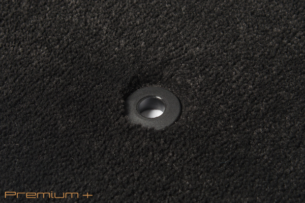 Коврики текстильные "Премиум+" для Jeep Grand Cherokee IV (suv / WK2) 2010 - 2013, черные, 5шт.
