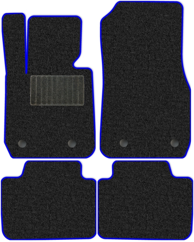 Коврики текстильные "Комфорт" для BMW M3 V (седан / F80) 2013 - 2019, темно-серые, 4шт.