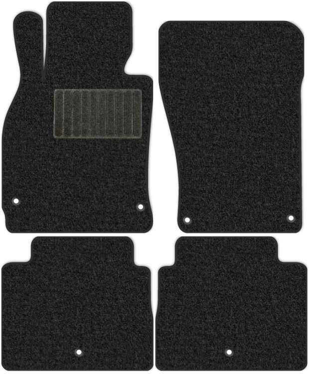 Коврики текстильные "Классик" для Infiniti M25 (седан) 2010 - 2014, темно-серые, 4шт.