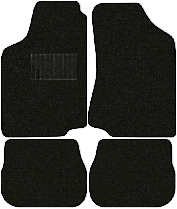 Коврики текстильные "Стандарт" для Volkswagen Passat (B4) 1993 - 1997, черные, 4шт.