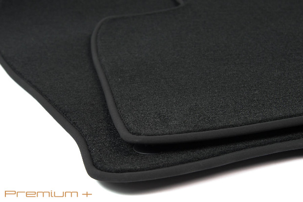 Коврики текстильные "Премиум+" для Chery Tiggo 8 Pro I (suv  5 мест / SUV) 2021 - Н.В., черные, 3шт.