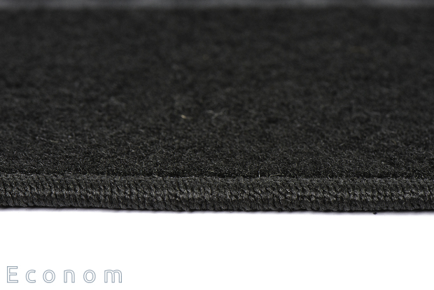 Коврики текстильные "Эконом" для Лада Ларгус Кросс I (универсал / R90) 2014 - 2021, черные, 4шт.