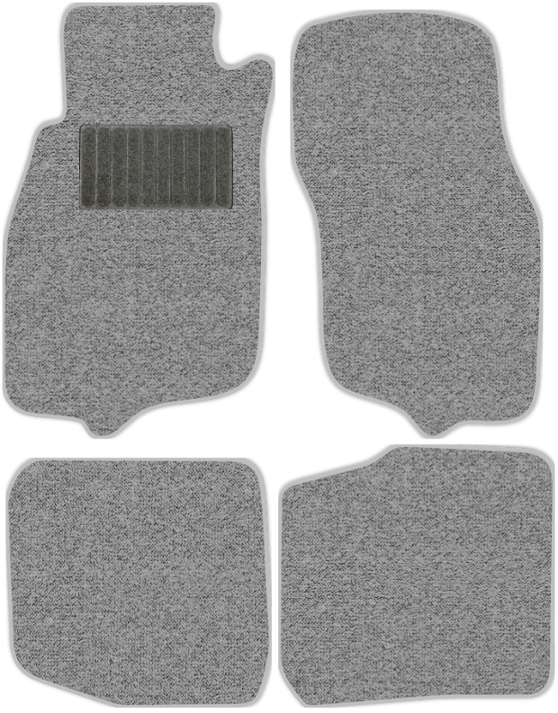 Коврики текстильные "Комфорт" для Volvo S40 II (седан / MS) 2004 - 2007, серые, 4шт.