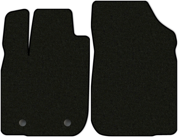 Коврики текстильные "Классик" для Лада Ларгус I (универсал / R90) 2012 - 2021, черные, 2шт.