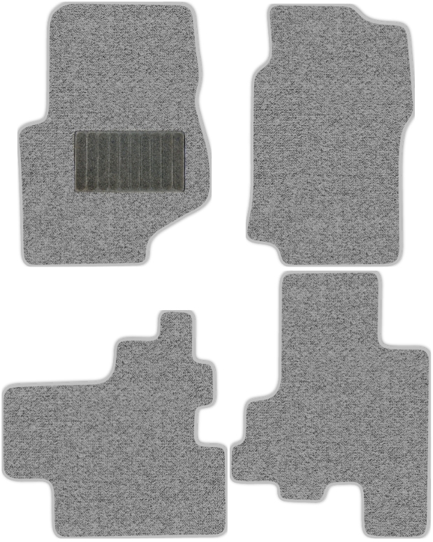 Коврики текстильные "Классик" для Chevrolet TrailBlazer I (suv / GMT360) 2005 - 2010, серые, 4шт.