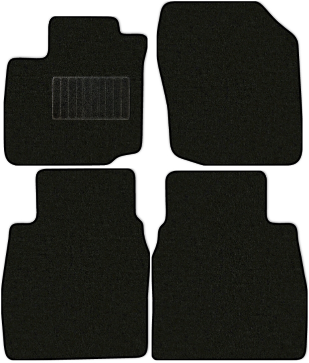 Коврики текстильные "Стандарт" для Honda Civic (хэтчбек 5 дв / FK (5 дв.)) 2012 - 2015, черные, 4шт.
