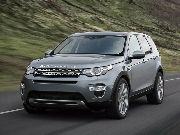 Коврики текстильные "Премиум" для Land Rover Discovery Sport I (suv / L550) 2014 - 2019, темно-серые, 5шт.