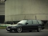 Коврики ЭВА "EVA ромб" для BMW 3-Series (универсал / E36) 1995 - 1999, черные, 4шт.