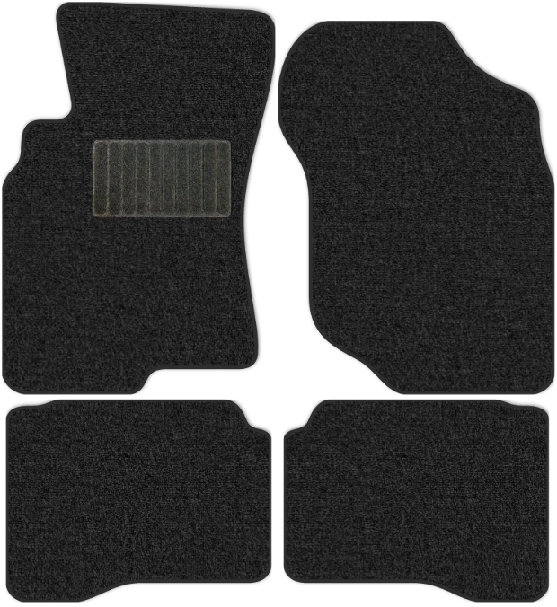 Коврики текстильные "Классик" для Nissan X-Trail I (suv / T30) 2003 - 2007, темно-серые, 4шт.