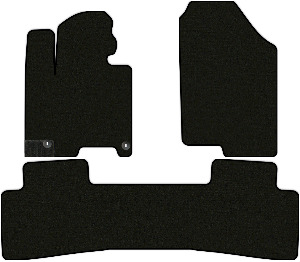 Коврики текстильные "Классик" для Hyundai Tucson IV (suv / NX4) 2020 - Н.В., черные, 3шт.