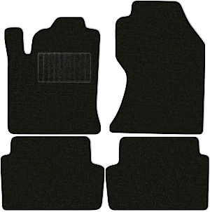 Коврики текстильные "Классик" для Ford Focus I (хэтчбек 5 дв) 2001 - 2005, черные, 4шт.