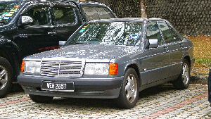 Коврики текстильные для Mercedes-Benz C-Class (седан / W201) 1982 - 1993