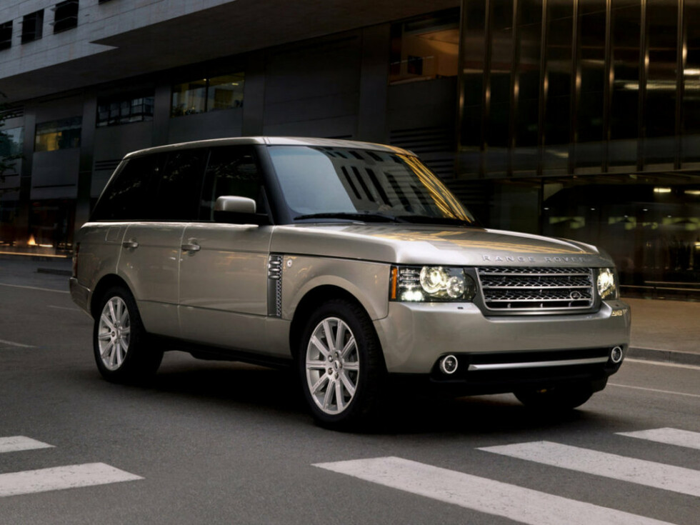 Коврики текстильные "Стандарт" для Land Rover Range Rover III (suv / L322) 2009 - 2012, черные, 3шт.