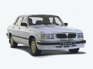 Коврики ЭВА "Ромб" для ГАЗ 3110 1997 - 2004, серые, 4шт.