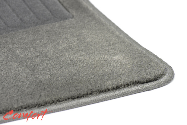 Коврики текстильные "Комфорт" для Lexus NX200 I (suv / ZGZ10, ZGZ15) 2014 - 2021, серые, 5шт.