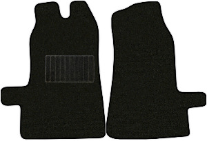 Коврики текстильные "Стандарт" для Ford Transit VI (автобус) 2006 - 2014, черные, 2шт.