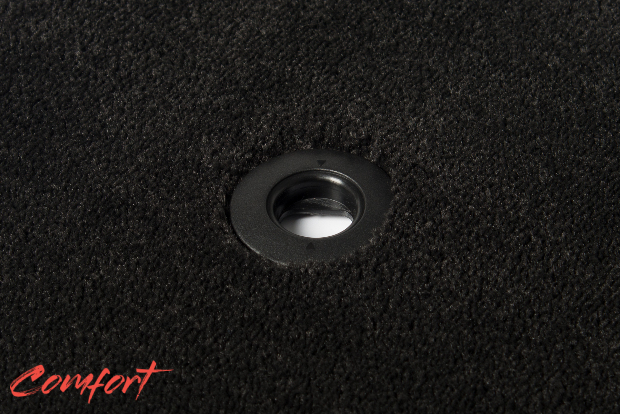 Коврики текстильные "Комфорт" для Toyota Camry (седан / XV55) 2017 - 2018, черные, 5шт.