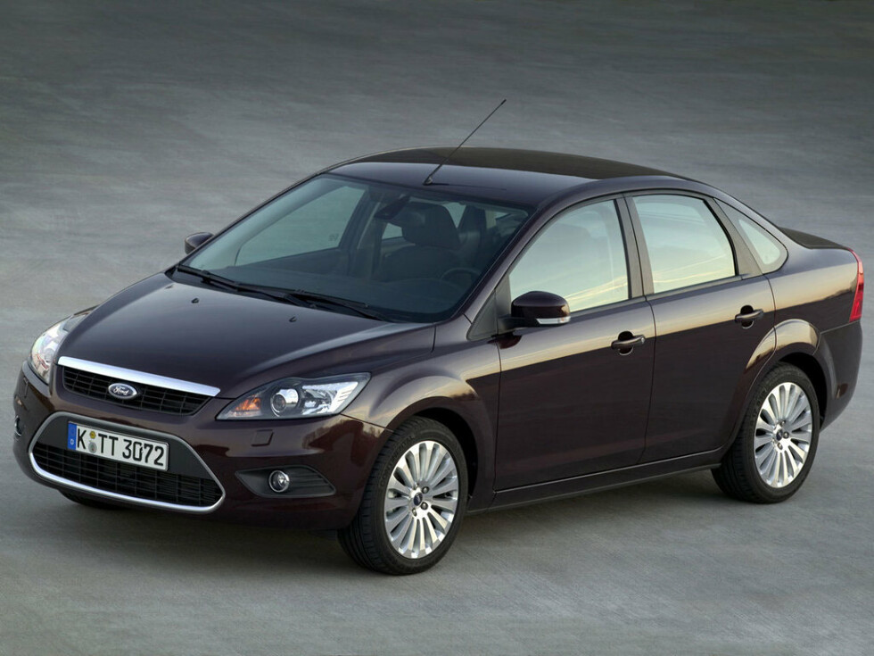 Коврики текстильные "Комфорт" для Ford Focus II (седан / CB4) 2007 - 2011, черные, 5шт.