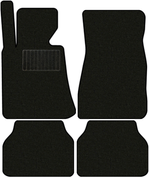 Коврики текстильные "Стандарт" для BMW 5-Series (седан / E39) 2000 - 2003, черные, 4шт.