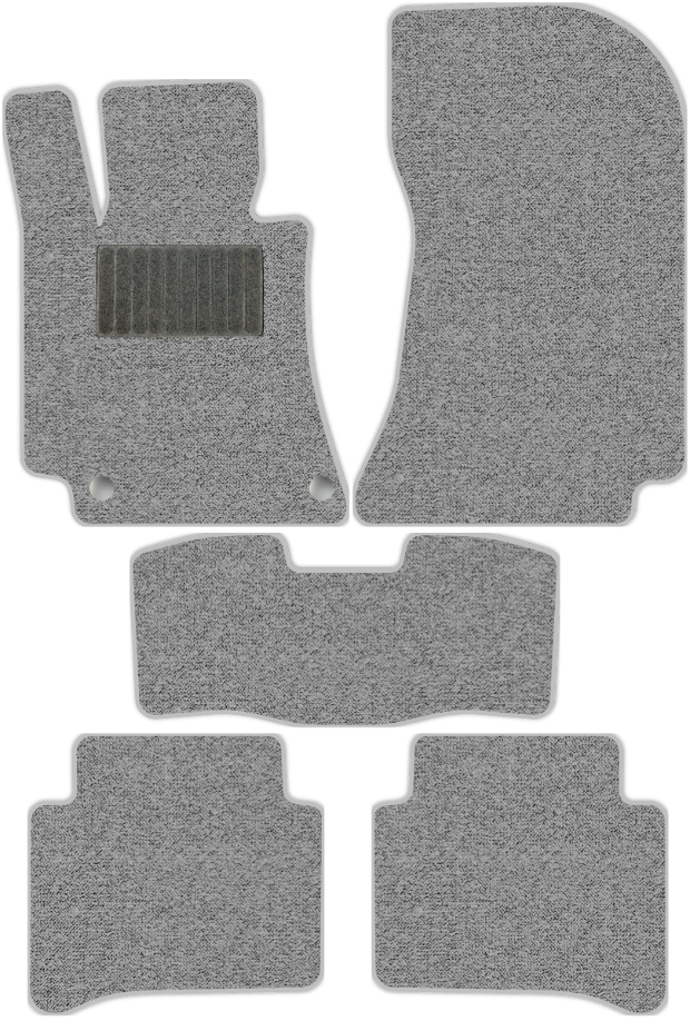 Коврики текстильные "Классик" для Mercedes-Benz E-Class (седан / W212) 2009 - 2012, серые, 5шт.
